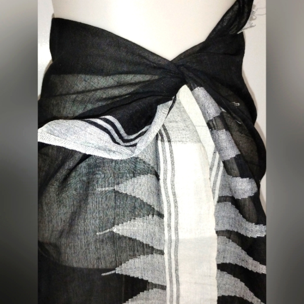 WOVEN SHEER LINEN FABRIC - Picture 1 of 10